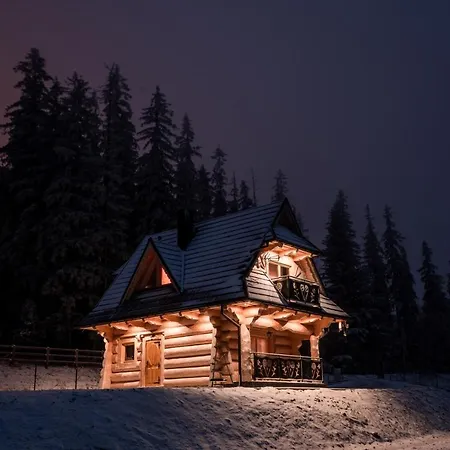 Domek alpejski Legenda Lasu - Drewniany W Gorach Z Jacuzzi, Przy Stoku Narciarskim Kotelnica, Bialka Tatrzanska, W Poblizu Term Bania