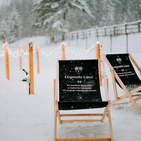 Domek alpejski Legenda Lasu - Drewniany W Gorach Z Jacuzzi, Przy Stoku Narciarskim Kotelnica, Bialka Tatrzanska, W Poblizu Term Bania Groń