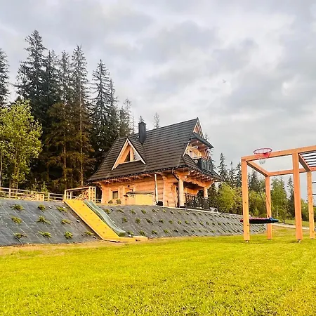 Legenda Lasu - Drewniany W Gorach Z Jacuzzi, Przy Stoku Narciarskim Kotelnica, Bialka Tatrzanska, W Poblizu Term Bania Groń