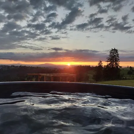 Domek alpejski Legenda Lasu - Drewniany W Gorach Z Jacuzzi, Przy Stoku Narciarskim Kotelnica, Bialka Tatrzanska, W Poblizu Term Bania *