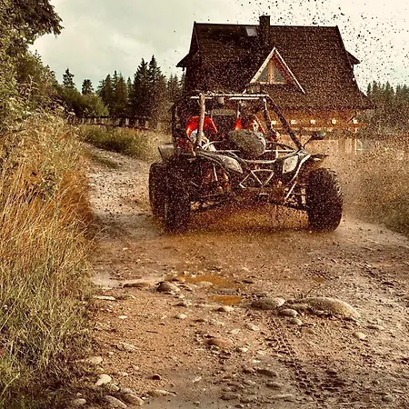 Domek alpejski Legenda Lasu - Drewniany W Gorach Z Jacuzzi, Przy Stoku Narciarskim Kotelnica, Bialka Tatrzanska, W Poblizu Term Bania