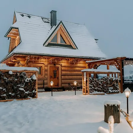 Domek alpejski Legenda Lasu - Drewniany W Gorach Z Jacuzzi, Przy Stoku Narciarskim Kotelnica, Bialka Tatrzanska, W Poblizu Term Bania Groń