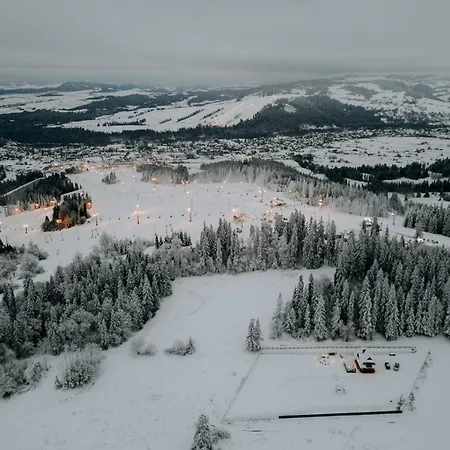 Legenda Lasu - Drewniany W Gorach Z Jacuzzi, Przy Stoku Narciarskim Kotelnica, Bialka Tatrzanska, W Poblizu Term Bania Groń