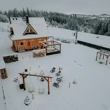 Legenda Lasu - Drewniany W Gorach Z Jacuzzi, Przy Stoku Narciarskim Kotelnica, Bialka Tatrzanska, W Poblizu Term Bania Domek alpejski